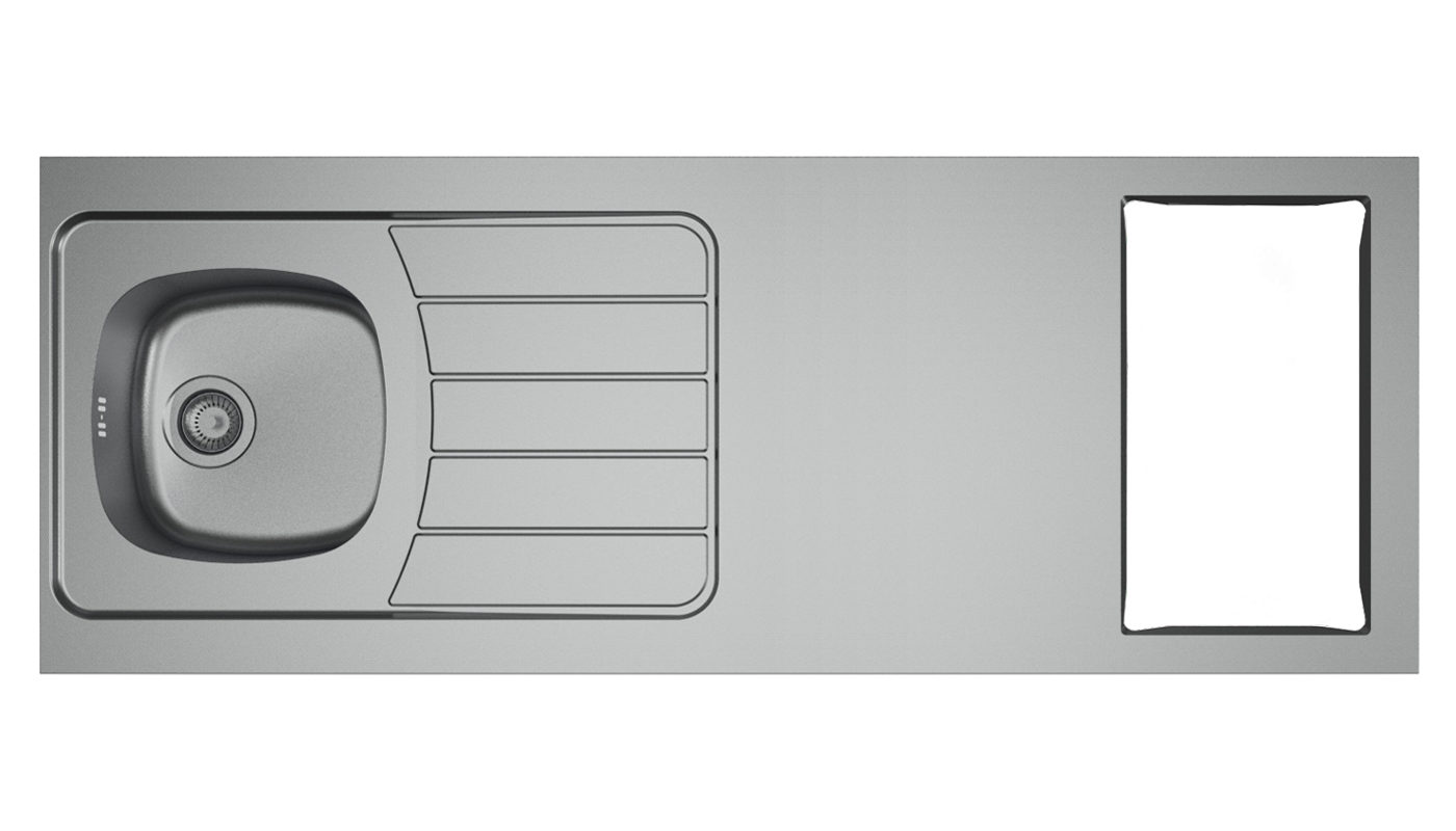 evier cuisinette iseo 160 cm hd